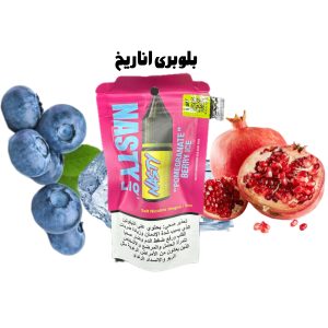 سالت بلوبری انار یخ 10 میل برند ناستی nasty