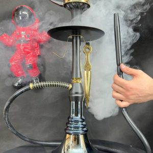 قلیان لاکچری کارمانیا مشکی ‌پله ای