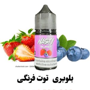 سالت بلوبری توت فرنگی نستی burst nasty