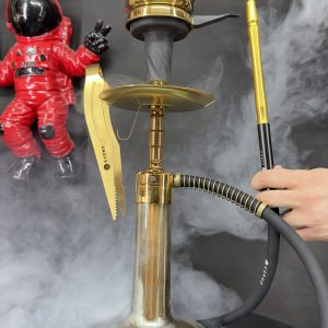 قلیان بوگاتی مدیوم طلایی کرنو